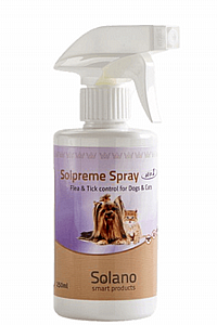 Solano סולפרם ספריי לכלב\|חתול נגד קרציות ופרעושים 250 מ"ל Solano סולפרם ספריי לכלב\|חתול נגד קרציות ופרעושים 250 מ"ל